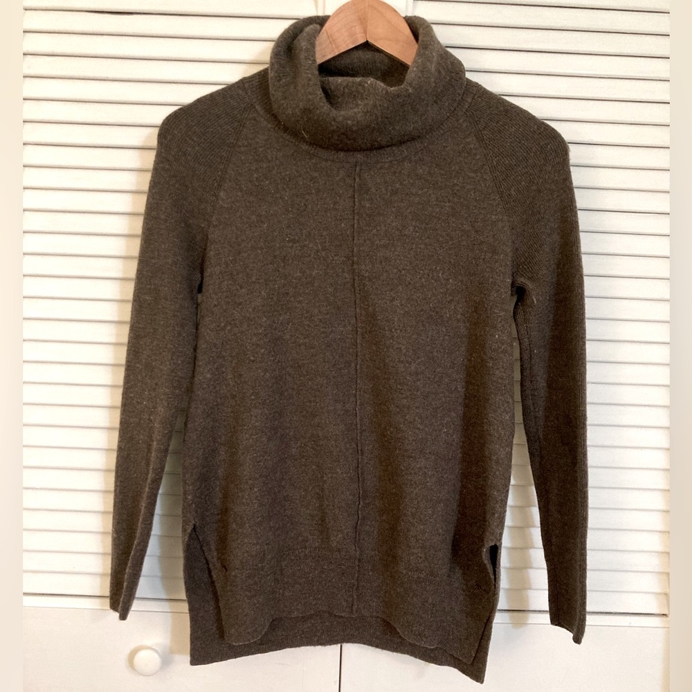 Brown merino wool sweater
